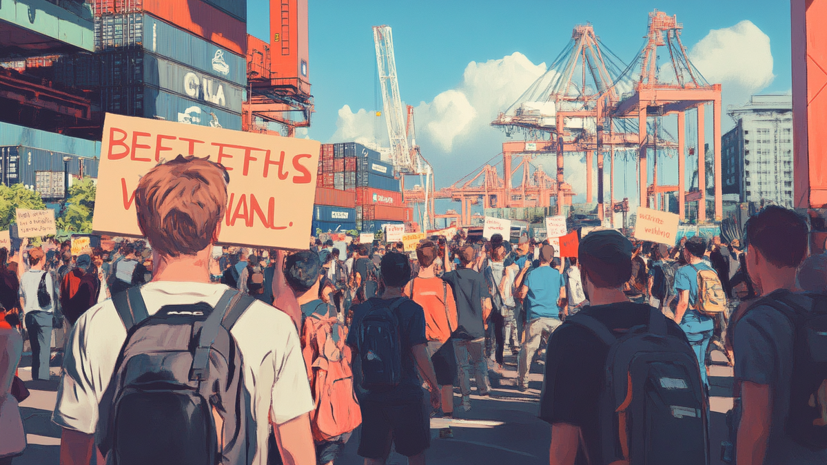 U.S. Port Employers Plan 62% Pay Increase for Striking Dockworkers