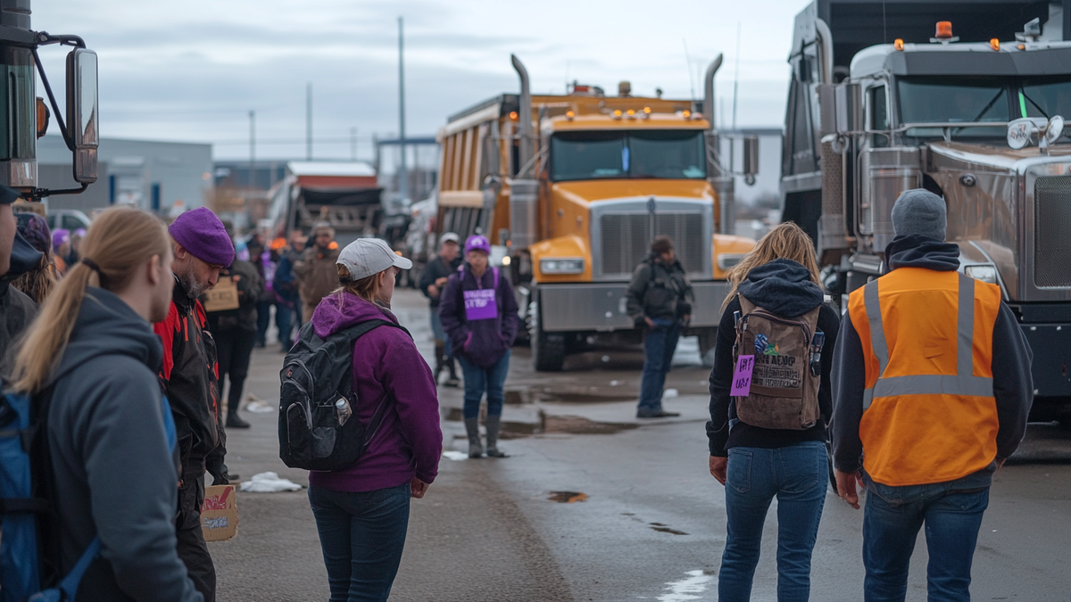 Hometown Disposal Workers Strike for Better Wages and Benefits