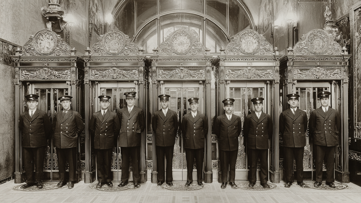 The Elevator Operator Who Sold You More Than a Ride