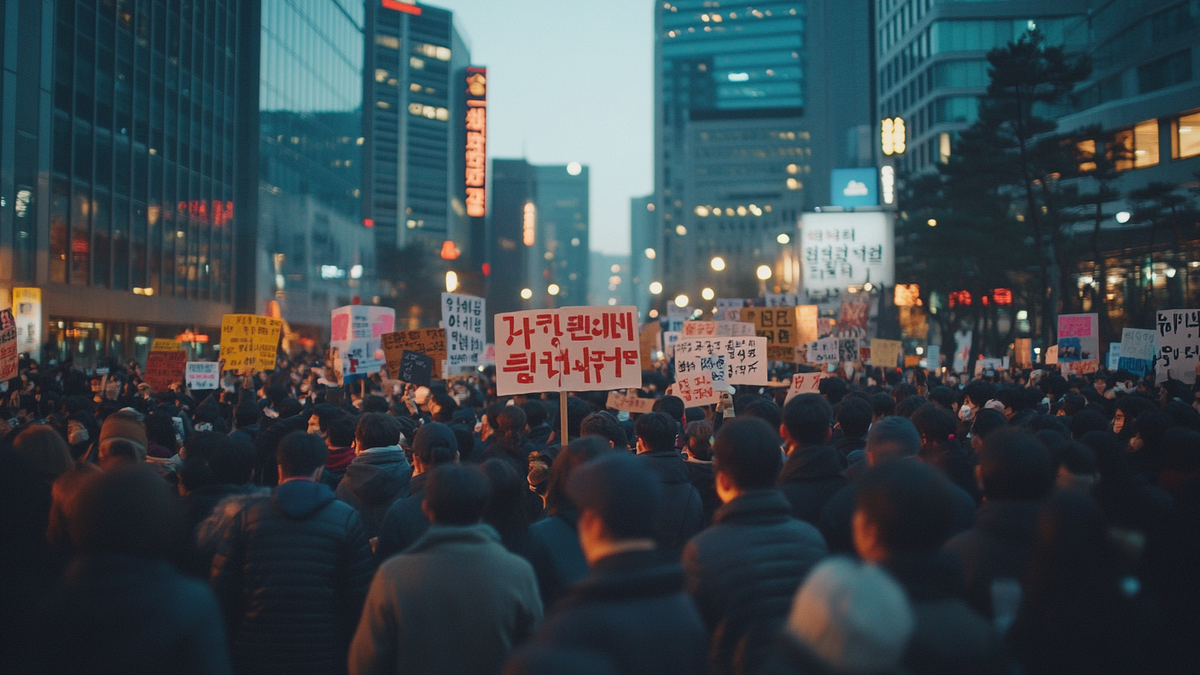 South Korea's Labor Union Launches Indefinite Strike Demanding President Yoon's Resignation
