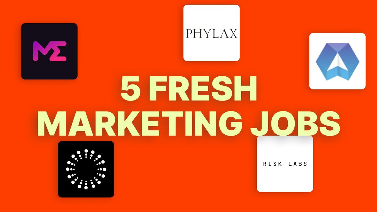 5 Marketing Roles Posted Today | Metaintro