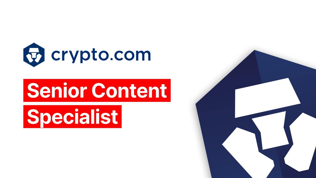 Crypto.com Is Hiring a Senior Content Specialist | Metaintro