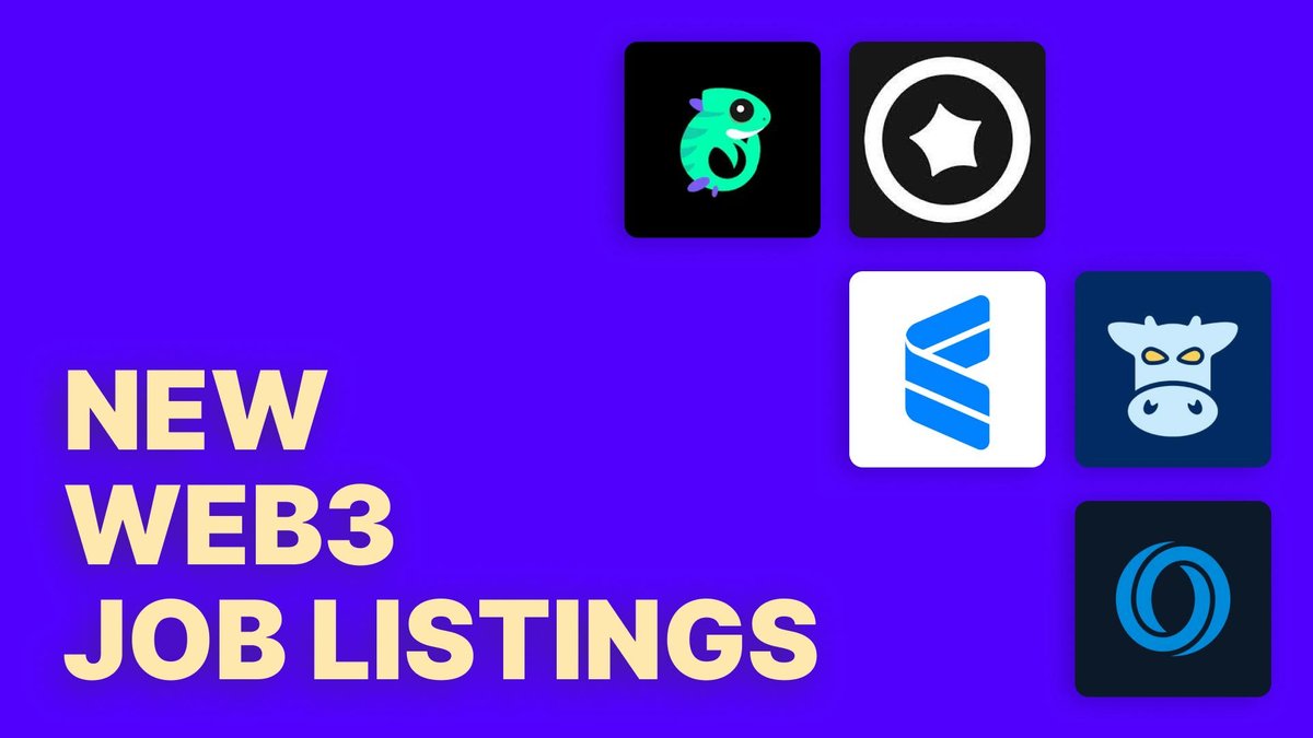 5 New Web3 Jobs Listed Today | Metaintro